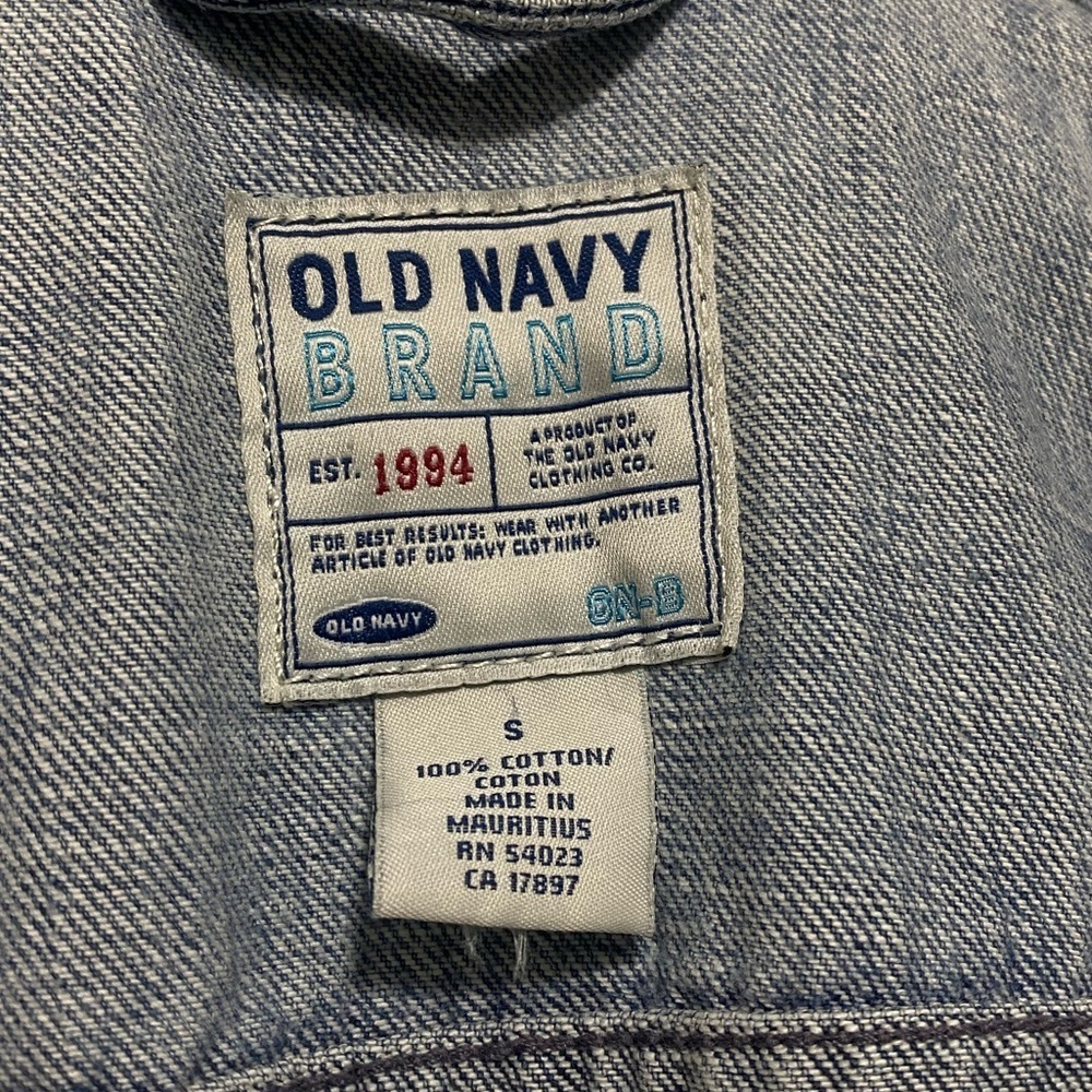Vintage Old Navy Classic Blue Denim Jacket - Picture 6 of 6